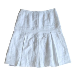 BIANCA Nygard vintage white a line skirt 10